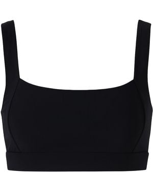 GYMSHARK Logo Sports Bra Nylon - Black