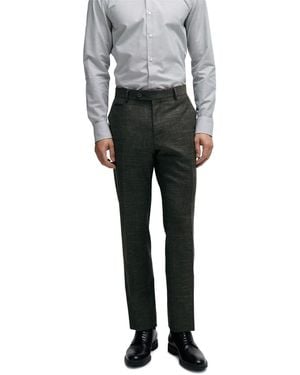 BOSS Genius 241 Slim Cut Trousers - Grey