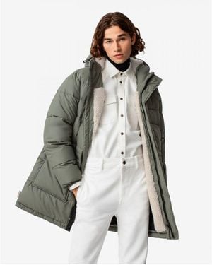 HUNTER Intrepid Long Puffer - White