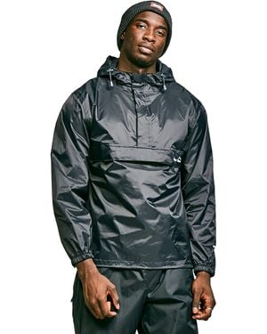 Peter Storm Waterproof, Lightweight & Packable Cagoule With Large Zipped Pocket - Blue