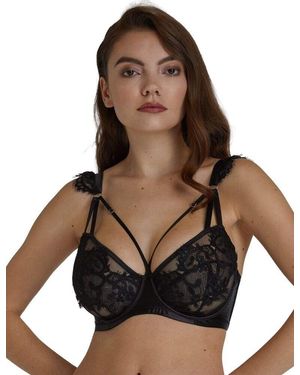 Playful Promises Ppfb3183 Anneliese Fuller Bust Bra - Black