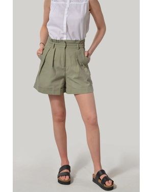 Oasis Paperbag Shorts - Green