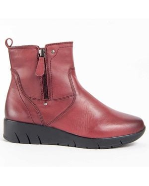 Purapiel Ankelstövel Botilina3 Bordeaux - Red