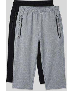 TOMMY LIFE Cotton Blend Shorts - Grey