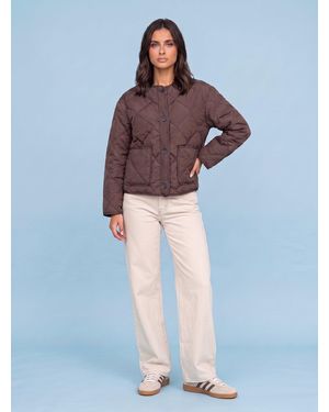 Urban Bliss Quilted Jacket - Blue