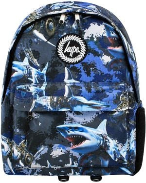 Hype Mech Sharks Iconic Backpack - Blue