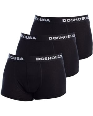 DC Shoes Pack Of 3 Cotton Boxers For - Blue