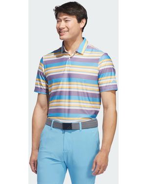 adidas Originals Ultimate365 Heat.Rdy Stripe Polo Shirt - Blue