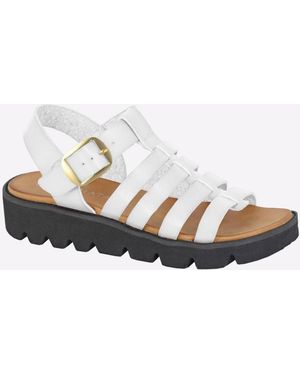 Cipriata Azia Wedge Sandal - White