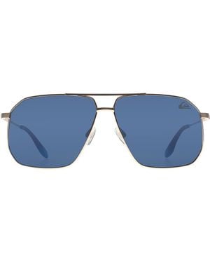Quiksilver Aviator Shiny Polarized Qs3009 Metal - Blue