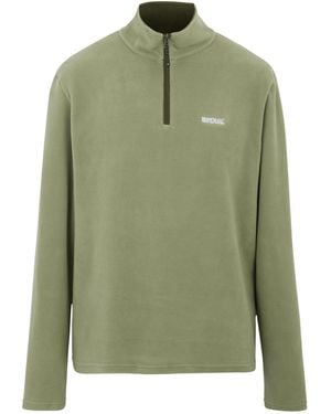 Regatta Great Outdoors Thompson Half Zip Fleece Top (Oil) - Green