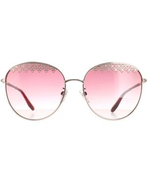 Chopard Zonnebril Schf75S 0A39 Glanzende Roodgouden Roze Gradiënt