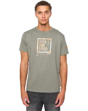 Duck and Cover Primatic T-Shirt (Dark) Cotton - Grey
