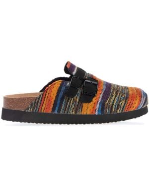 Rocket Dog Abelplus Stripe Clog Slippers - Blue