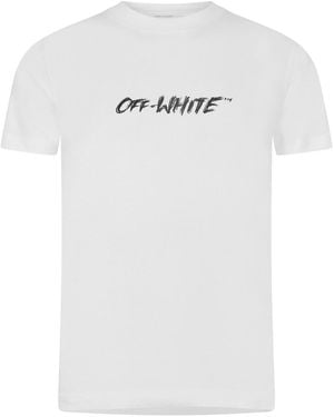Off-White c/o Virgil Abloh Off Slim Fit T Shirt - White