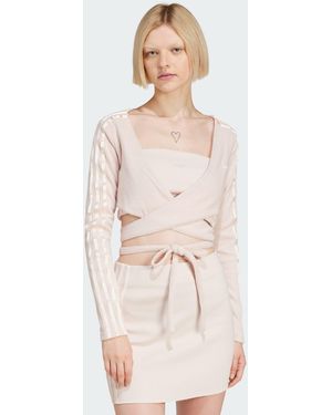 adidas Originals Wraparound Cardigan - Natural