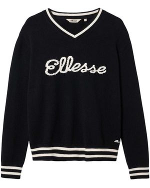 Ellesse Giocios Knitted Jumper Top - Blue