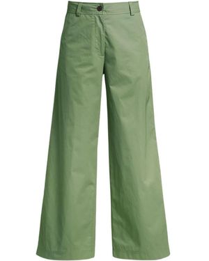 Parajumpers Amazonas Wide Flared Trousers - Green
