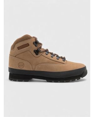 Timberland Euro Hiker Boot Medium Nubuck Leather - Brown