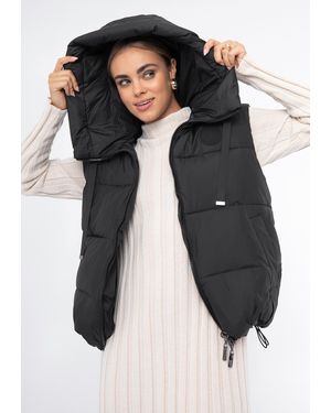 Wittchen Oversized Gewatteerd Vest Polyester - Zwart