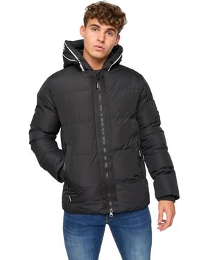 Crosshatch Sandbox Hooded Jacket - Black