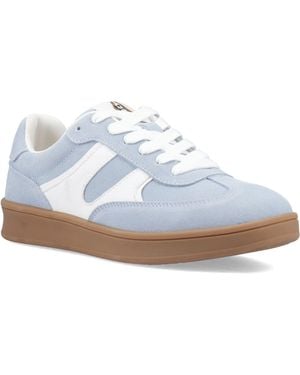 Hush Puppies Maura Suede Trainers - Blue