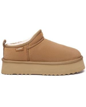 EverAu Australia Ever Au Partridge Classic Ultra Mini Platform Boots - Brown