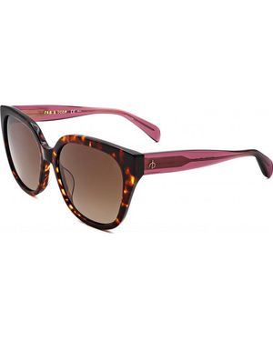 Rag & Bone Rnb1073 S 56 086 Sunglasses - Brown