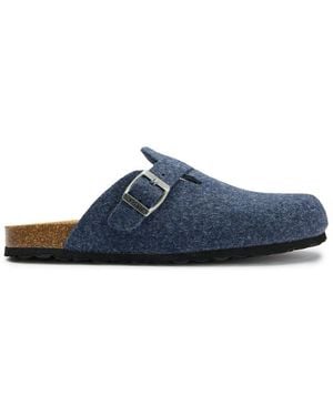 V.Gan Vegan Taro Comfort Recycled Felt Footbed Slippers - Blue