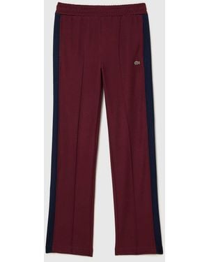 Lacoste Open Hem Woven Joggers - Red