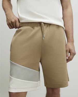 River Island Shorts Regular Fit Colour Block - Green