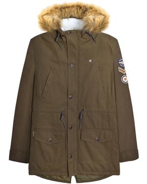 Lambretta Sherpa Lined Parka - Green