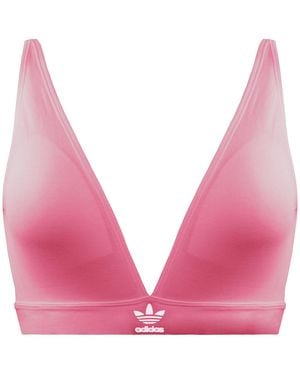adidas Unlined Triangle Bra Cotton - Pink
