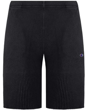 Champion Waffle Shorts Cotton - Blue