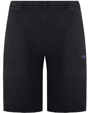 Champion Waffle Shorts Cotton - Blue