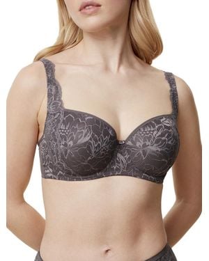 Triumph Amourette Charm Padded Balcony Bra - Grey