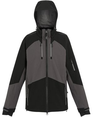 Regatta Professional 4 Way Stretch Waterproof Soft Shell Jacket (Slate/ - Black