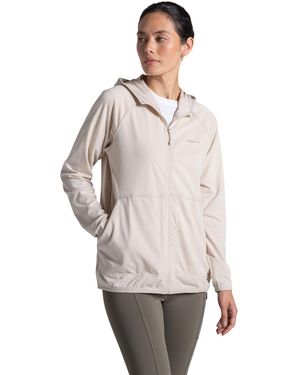 Craghoppers Ladies Aya Nosilife Hooded Jacket (Oyster Marl) - Grey