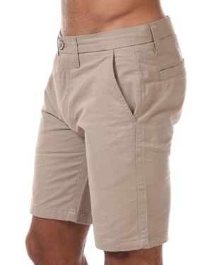 Weekend Offender Dillenger Cotton Twill Chino Shorts - Natural