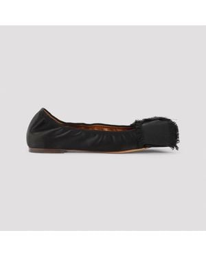 Lanvin Bow Ballerinas - Black