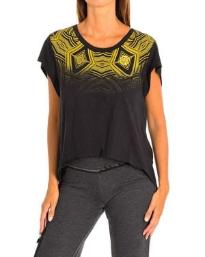 Zumba Short Sleeve Sports T-Shirt Z1T00570 - Black
