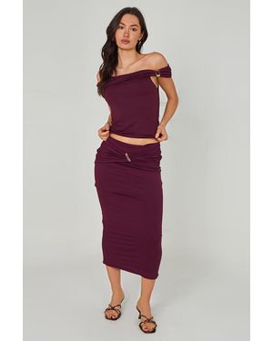 Urban Bliss Trim Bandeau Top - Red