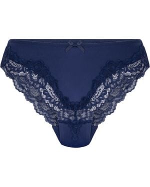 Hunkemöller Lace & Shine Brazilian - Blue