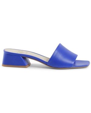 Versace 19.69 Abbigliamento Sportivo 19V69 Sandal Neper Kid Bluette Leather