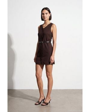 Dilvin Tencel Maxi Dress - Brown