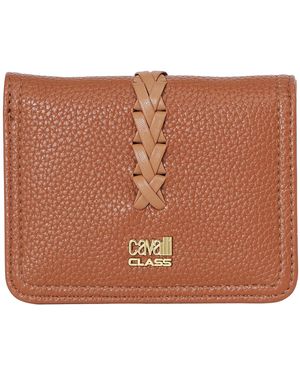Roberto Cavalli Small Wallet Card Holder Ccsw0190 - Brown