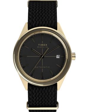 Timex Marlin Jet Watch Tw2Y24300 Fabric - Black