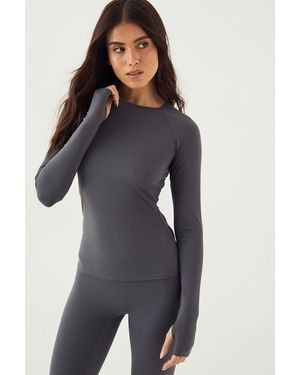 DSGN Studio Sculpt Long Sleeve Top - Blue