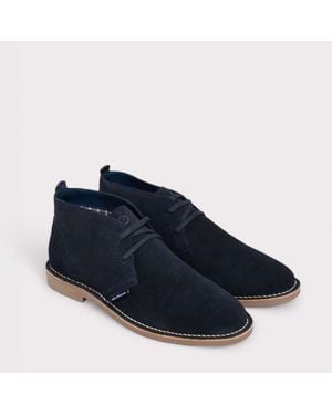 Ben Sherman Hemmings Desert Boots - Blue