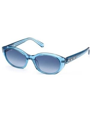 Swarovski Sk0384-5390W Sk0384 53 5390W Sunglasses - Blue